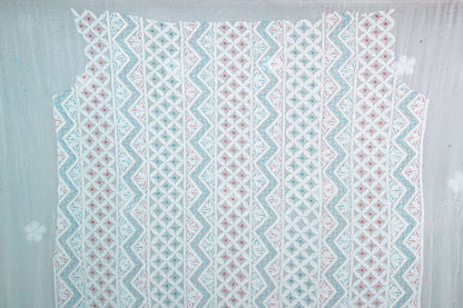 2 Piece Dress Material (Shirt+Bottom), Georgette, Color-Acru