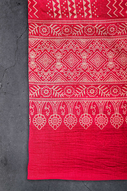 Ajrakh Dress Material