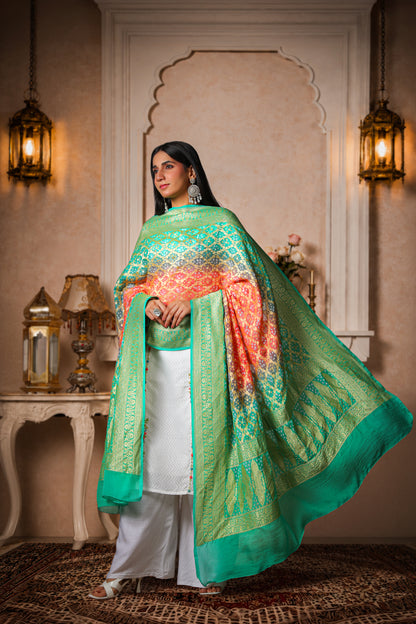 Madhumalti – Ombre Rai Bandhani Dupatta