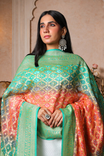 Madhumalti – Ombre Rai Bandhani Dupatta