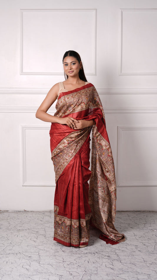 Madhubani Saree